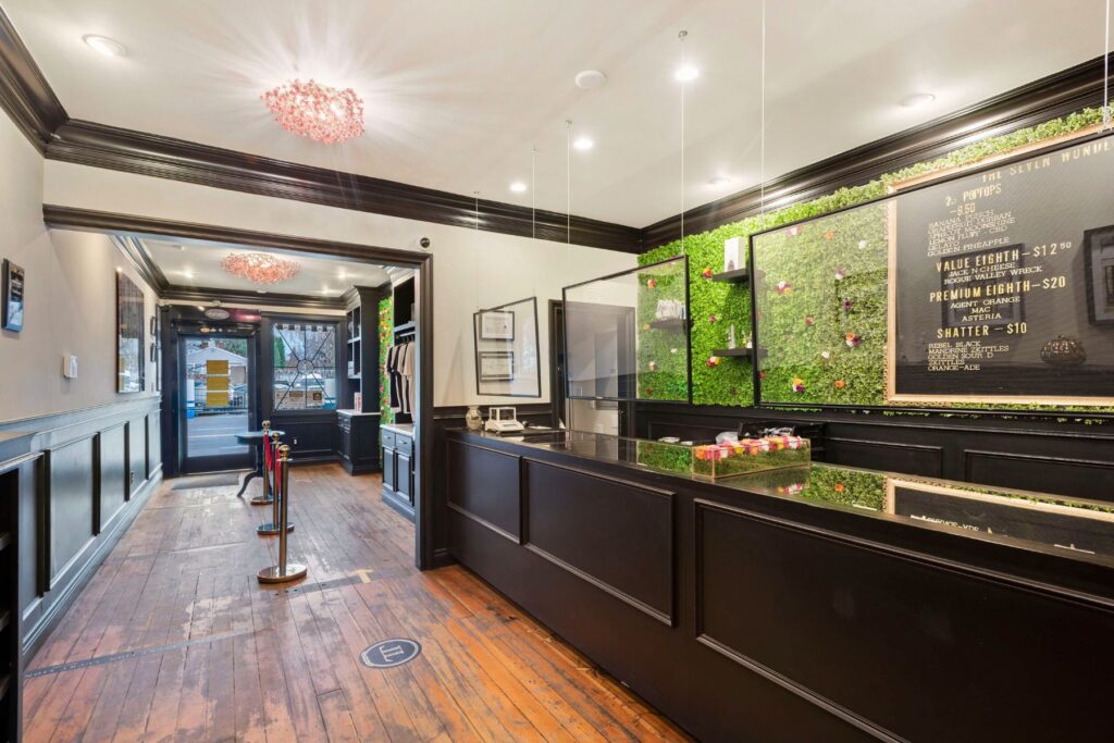 interior photo of NE portland dispensary