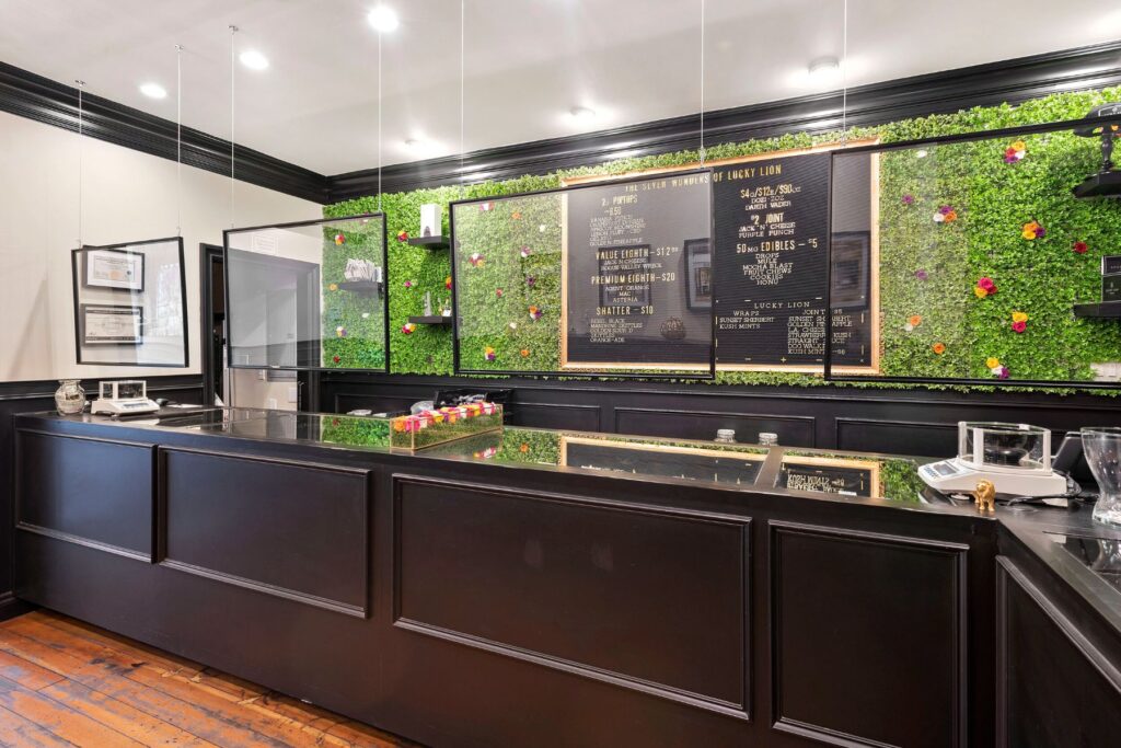 interior photo of NE portland dispensary