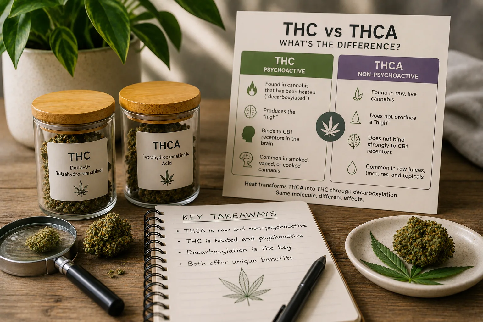 THC vs THCA: What’s the Difference and Why It Matters